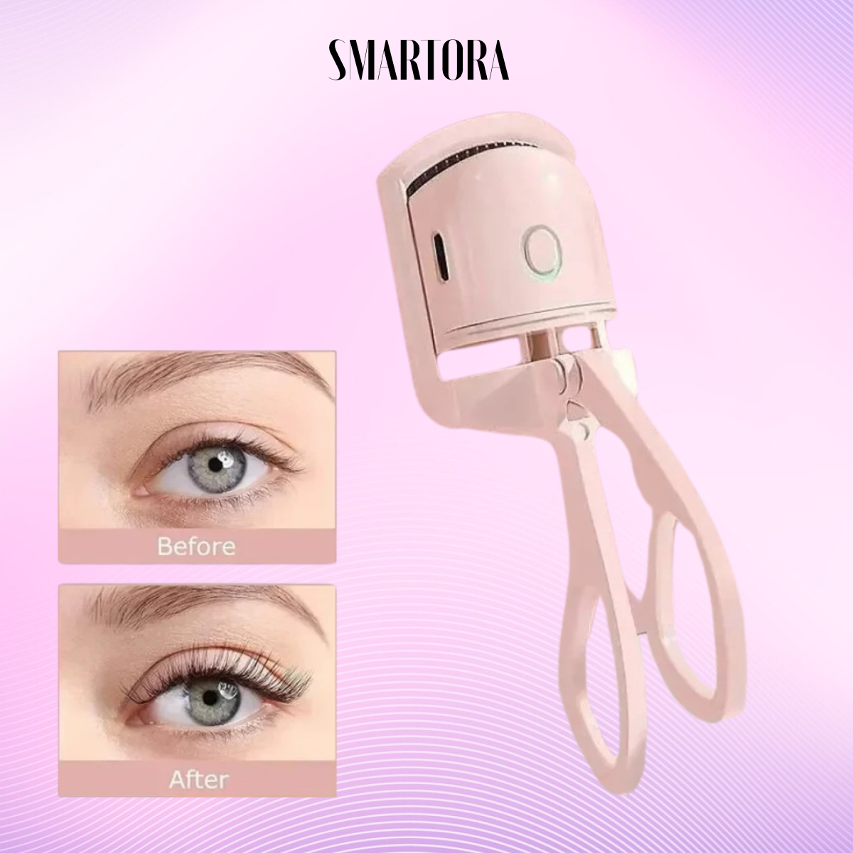 Heated Eyelash Curler | Long-Lasting Lift & Curl